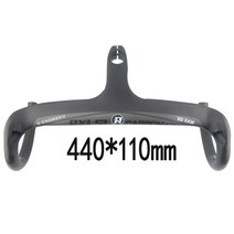 자전거 부품 용품 전기자전거rxl sl 카본 로드 핸들 바 일체형 스템 2021 new arrival 1-18 블랙 내부 라우팅 드롭 핸들 바 용, 협력사, 3k 매트 440x110