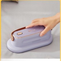 집먼지 진드기 휴대용 캠핑 아토피 살균기 다기능 이불 머리카락 무선 침대 침구 가정용 청소기, 라이트 퍼플