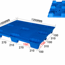 누수방지파레트 플라스틱파레트 물류지게차패드, 블루 14001200150mm14kg
