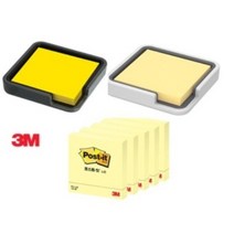 쓰리엠 엣지 홀더 + 포스트 잇 노트 654 5p 세트, 화이트(엣지홀더)+ 노랑(포스트잇), 1세트