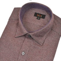 [닥스셔츠] 22년 F W 레귤러핏 노케어 하운드투스 짜임 약기모 긴소매 남방 [DIW3SHCL105-R1]