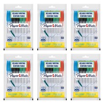 페이퍼메이트 뚜껑 볼펜 1.0 mm 4색 (15입 X 6개) PaperMate Ballpoint Pens