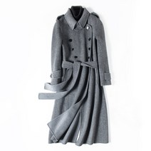 스타일제이와이 양면 헤링본 울 100 핸드메이드 코트