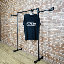 파이넥트행거 튼튼한행거 가정용행거 간단조립행거 파이프행거 옷방행거 자취방행거 롱패딩행거 가방걸이행거, (kh26)1500w-1000h(흑관)