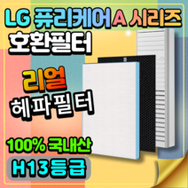 AS488BWA-AKOR 국산 LG퓨리케어 공기청정기 A시리즈 스탠드형 호환 교체 필터, 고급형  [리얼H13등급 헤파필터+탈취필터]