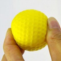 제이와이홀딩스 PU 스펀지 실내 골프 연습공 10P, 레드(10P)