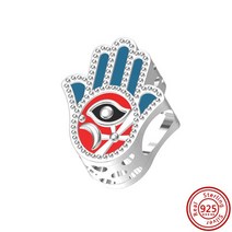 디지털사이니지 925 실버 전화 키오스크 우체국 커피 컵 스푼 매력 로켓 핸드 하트 아이 비즈 맞는 원래 판, 08 N567