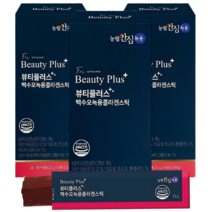 뷰티플러스 백수오 녹용 콜라겐 스틱 콜라겐 젤리 듀얼 30포 1개월분, 1개