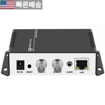 [URayCoder 정품] HEVC H.265 H.264 SD HD 3G SDI to IP 인코더 IPTV 비디오 오디오 라이브 스트리밍 HD-SDI 송신기 HTTP RTSP