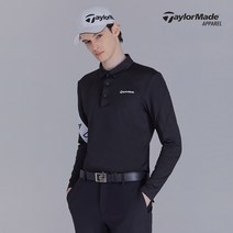 [테일러메이드] 남성 배색 라인 카라 티셔츠 TMTYK3147-199