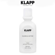클랍 스킨 토너 클린&액티브 무알콜 스킨 토닉 1000㎖+정품펌프증정, 단품