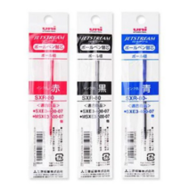 동아측기 제트스트림 3색 볼펜 리필, 0.38레드