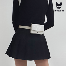 스컬독 골프 거리측정기 케이스 쉐필드 부쉬넬케이스 벨트형 골프힙색 겸용 가로형 파우치 남녀공용, 쉐필드 케이스 화이트