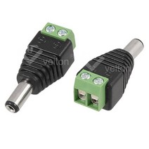 (주)승원전자 터미널변환젠더 DC터미널단자(숫) DC5.5mm2.1mm(M) to 2핀 터미널젠더 DC전원에서사용가능 케이블만들기 케이블제작 자동차배터리DC터미널 단자, SJ0012 DC5.5mm-2.1mm(P)-2P터미널 변환단자(숫)