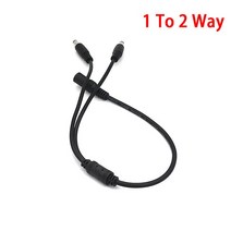 DC 전원 분배기 12V 1 여성 2 3 4 8 남성 케이블 커넥터 CCTV 카메라에 대 한 5.5mm x 2.1mm 코드 LED 스트, 01 1 To 2 Way