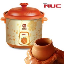 엔유씨3052 황토 세라믹용기 슬로우쿠커 3.5L 대용량+PD222236EA, PND 본상품선택, PND 본상품선택