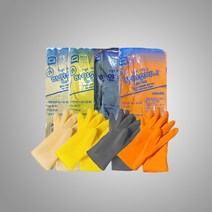 하얀손미니 고무장갑(소/대) 10켤레, 소, 오렌지, 소(S)