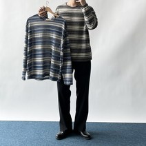 남자 여자 커플 보세티셔츠 몬스터핏 피그먼트 어깨티 원마일룩 시티보이 린넨 스트라이프 티