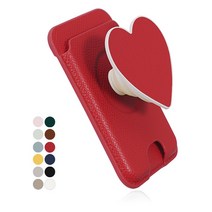 갤러플 아이폰 맥세이프 카드지갑 교통카드 포켓 케이스, 레드하트