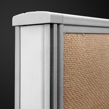 가구뱅크 사무실 파티션 부속 마감바 사무용부품 사무용가구 사무실부속, (45T/PVC)H1200