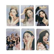 6 개/대 아이돌 ITZY 카드 앨범 체크메이트 Photocards 팬 컬렉션 작은 Lomo, [01] OSS24931MC