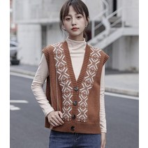 이승창 러블리 민소매 카디건 베스트 여성