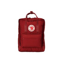 Fjallraven 칸켄 미니 클래식 에브리데이 백팩 로열 블루 플라밍고 핑크, Deep Red