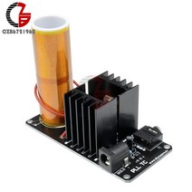 코일 스피커미니 음악 테슬라 코일 플라즈마 스피커 15W 아크 발생기 무선 전송 DC 15V-24V, 한개옵션0
