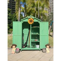 야외 사물함 방수 및 자외선 차단제 대용량 도구실 정원, 짙은 녹색 삼각형, 짙은 녹색 삼각형