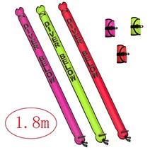 1.8M 스쿠버 다이빙 SMB 드리프트 다이빙 오름차순 신호 튜브 안전 소시지 난파선 스노클링 다이버 표면 마커 부표|풀 & 액세서리|, 1개, 1.8M Pink 1PC