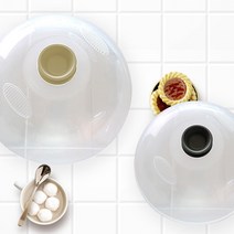 전자렌지 뚜껑 그릇 전자레인지 덮개 푸드커버 2개세트, 아이보리+아이보리