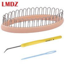 베짜기 베틀 직조 위빙 틀 직조기 손뜨개 위빙 옷감 뜨게 키트 lmdz 1pc 올리브 모양 직기 diy 기계 재봉 도구 round circle sock knitter 뜨개질