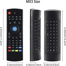 (2주배송) 엔비디아 안드로이드 티비 프로 CHUNGHOP MX3 보이스 에어 마우스 미니 소형 키보드 무선 리모컨 3-Gsensor HTPC PC PS3/4 Xbox 360 및, [01] MX3 리모트
