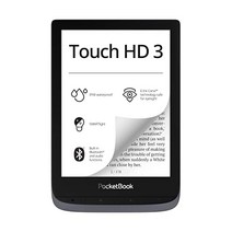 PocketBook Touch HD 3 메탈릭 그레이 | 전자책 리더 6인치 눈부심 방지 및 눈에 좋은 전자 잉크 텍스트 음성 변환 기능 오디오 출력 블루투스 오디오북 조정 가능