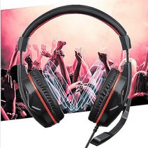 SEUM USB PC 헤드폰 피시방 게이밍 헤드폰 가벼운 방송용 헤드셋 게임 헤드셋