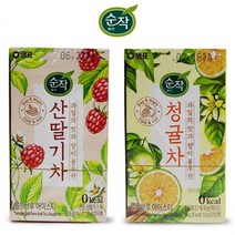 샘표 과일차 청귤차 20T 산딸기차 티백, 순작청귤차20T