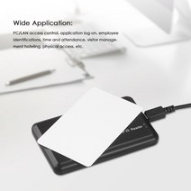 MIFARE EM 125KHz 및 13.56MHz USB 근접 비접촉식 스마트 RFID 카드 리더 듀얼 주파수 데스크탑, 한개옵션0