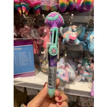 볼펜 호주 smiggle남녀 귀여운 다양칼라 컬러 8색 글쓰기가능 공구, T14-피코크블루아기현재