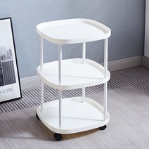 비트라테이블 북유럽 디자인 분위기클래식 집꾸미기 오피스텔 원룸, 엘레강스화이트 3단 풀리포함43*43*65CM