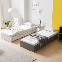 제리 미니 싱글침대 원룸 1인용 수납형 침대 프레임 800(매트포함), 일반형 미니싱글(매트별도), 그레이