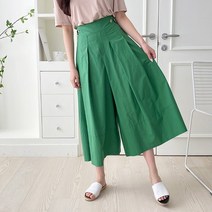 코지 여자 홍대패션 청순 단아한 허리 잘록 와이드팬츠