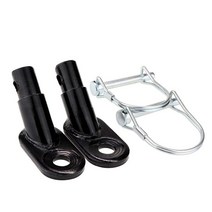 Biange 자전거 트레일러 히치 커넥터 사이클링 어댑터 액세서리 (2팩 블랙), 2 black