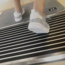 현관발매트 카페트 실내외 소독 바닥 매트 카페트, 회색표준1세트51x43