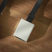 LS전선 멀티탭 연장코드 1구 초슬림 플랫케이블 화이트, 1개