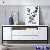 ForU64 모델하우스 같은 모모 거실장 3단 거실수납장 거실장식장 TV거실장 높은거실장, 화이트