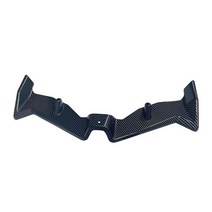 pcx튜닝 용품 pcx160 pcx125 2021-2022 공기 역학 오토바이 앞 부리 커버 블랙 익스텐션 카울 커버 윙 립 커버 카본 블랙