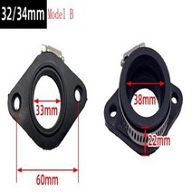 오토바이 기화기 어댑터 흡입 파이프 PWK 21242628303234mm PE262830mm TM283234 카브 구덩이 먼지 자전거, A