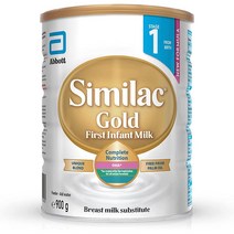 Similac 골드 팜오일 프리 첫 번째 신생아용 분유 씨밀락 영국분유직구 900g, 1묶음