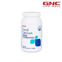 GNC [GNC] 코랄칼슘 마그네슘 u0026 비타민 D (180정) 3개월분, 단품