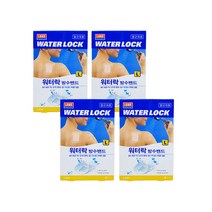워터락 멸균 방수밴드 대형 L 4개 상처 밴드 반창고 수영장 샤워, 4매입 4개